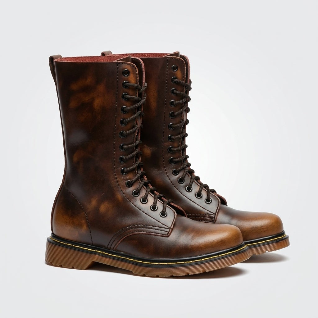 Long Lace-Up Boots