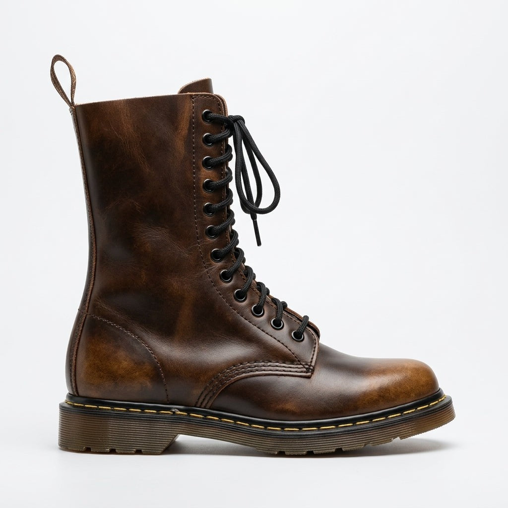 Long Lace-Up Boots