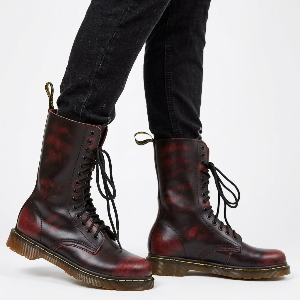 Long Lace-Up Boots