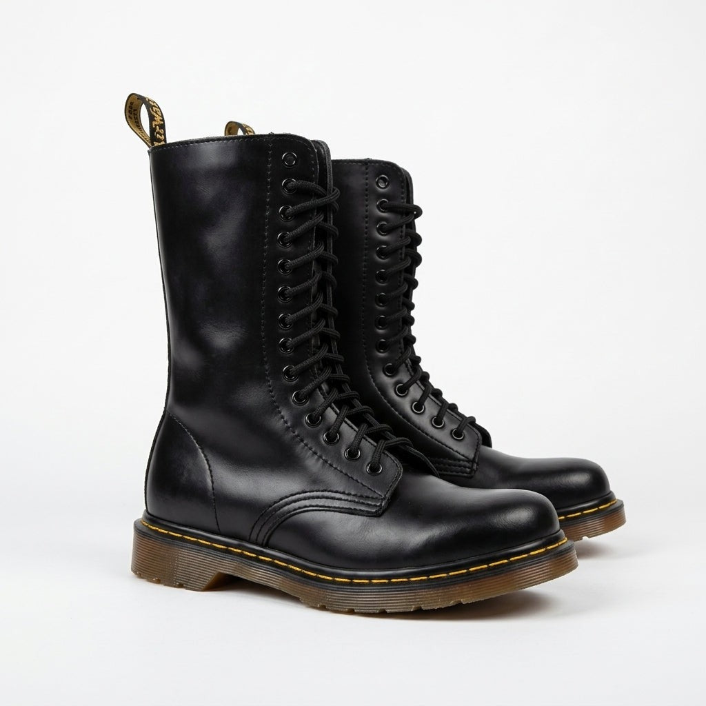 Long Lace-Up Boots