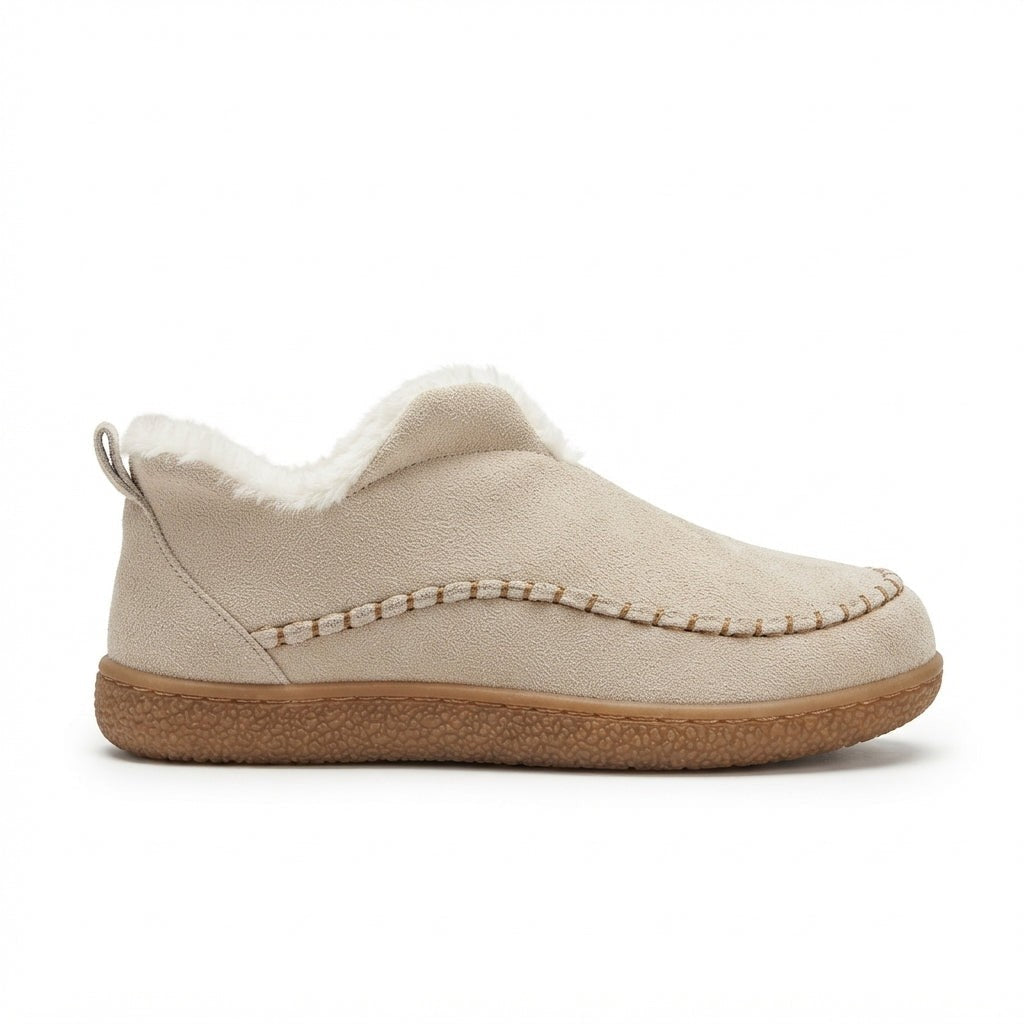 Botines slip-on de pelo suave