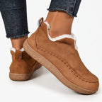 Botines slip-on de pelo suave