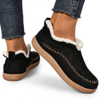 Botines slip-on de pelo suave