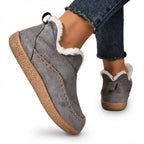 Botines slip-on de pelo suave
