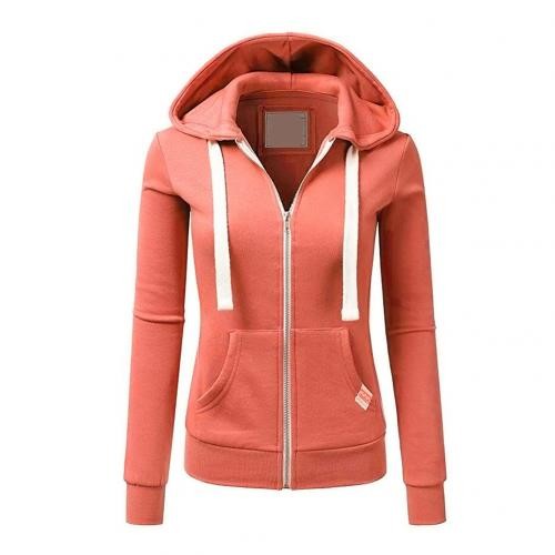 Zip Up Hoodie Jacket Front Pocket