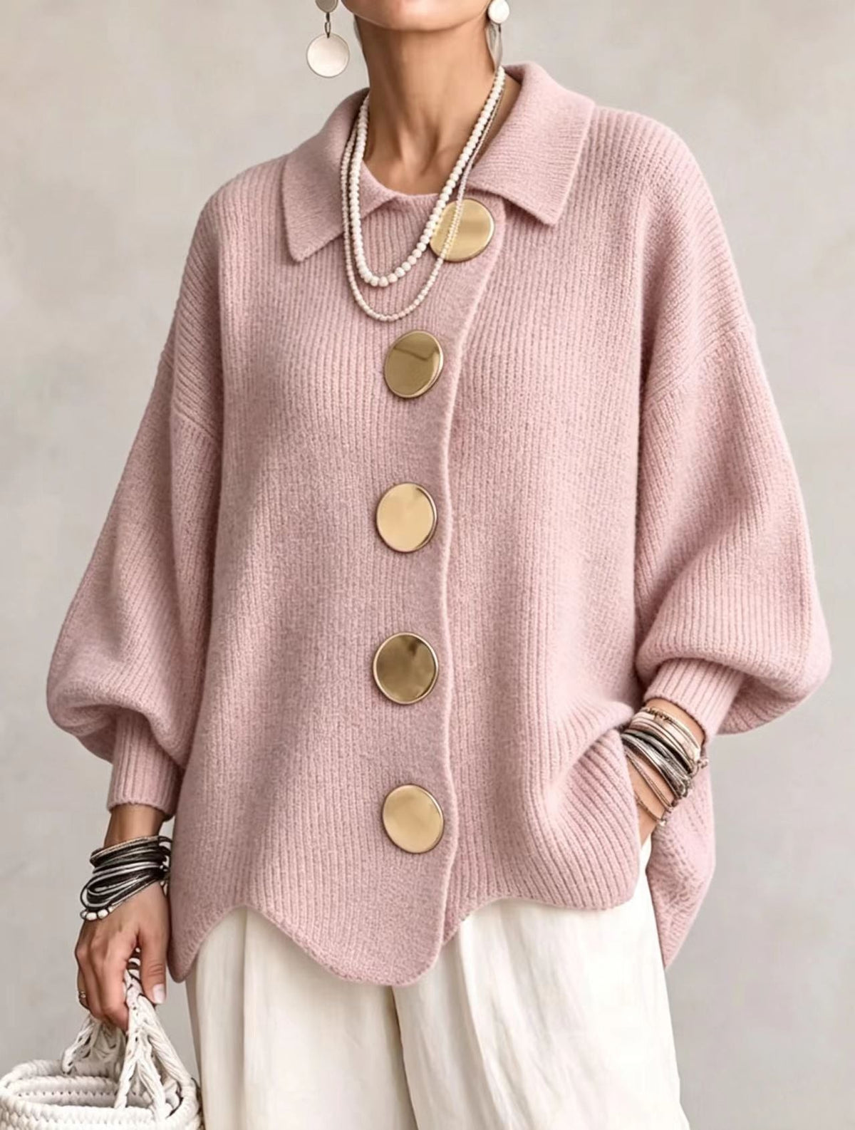 Oversized Knit Cardigan