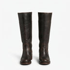 Block Heel Knee High Boots