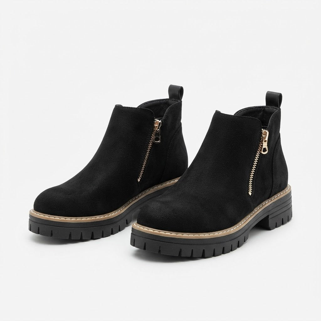 Zip Shoe Boots