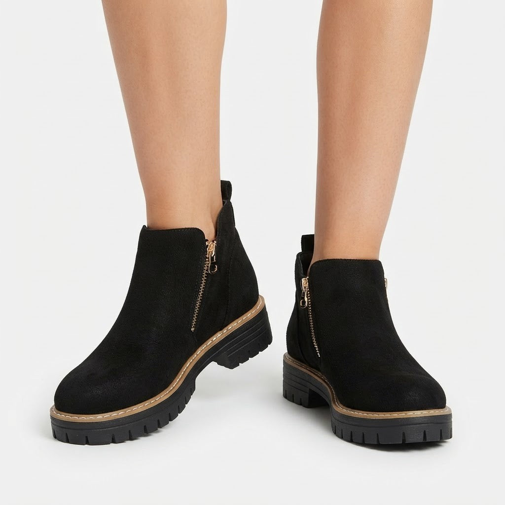 Zip Shoe Boots
