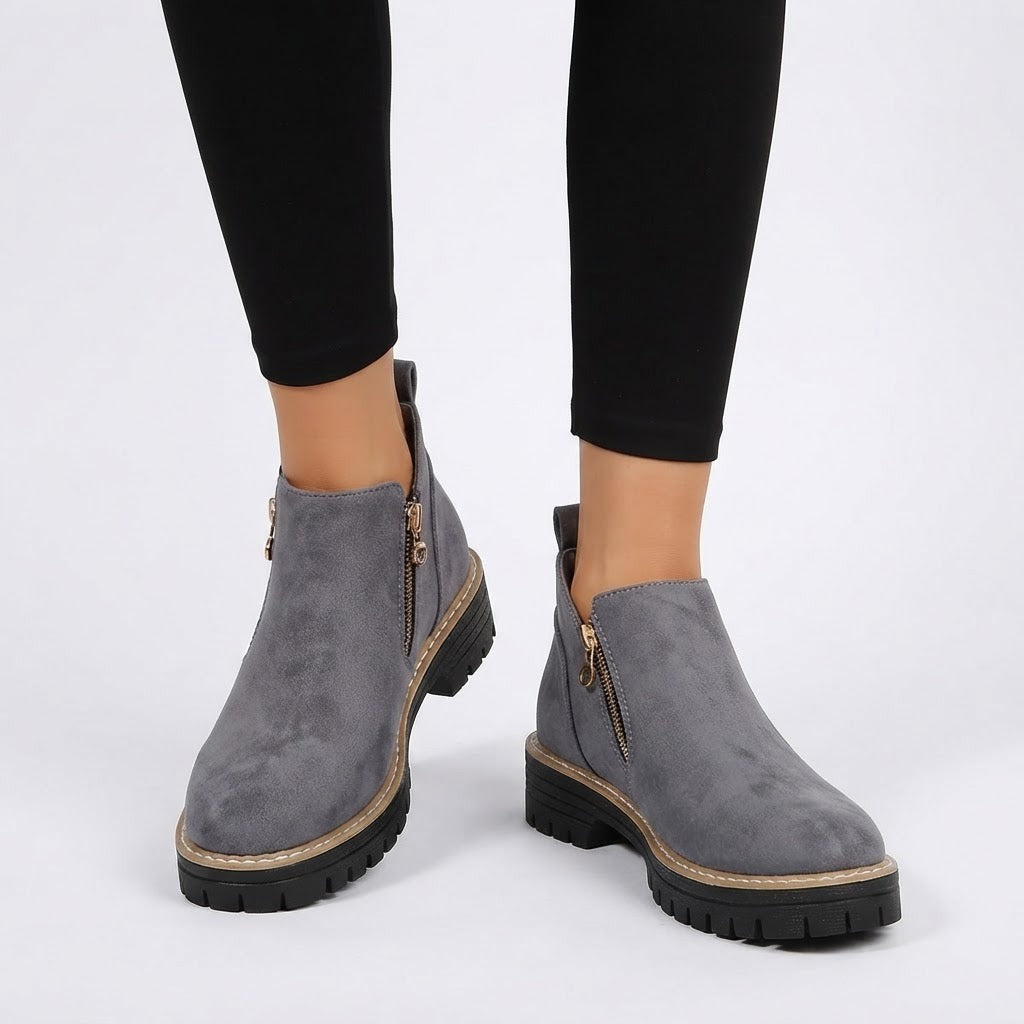Zip Shoe Boots