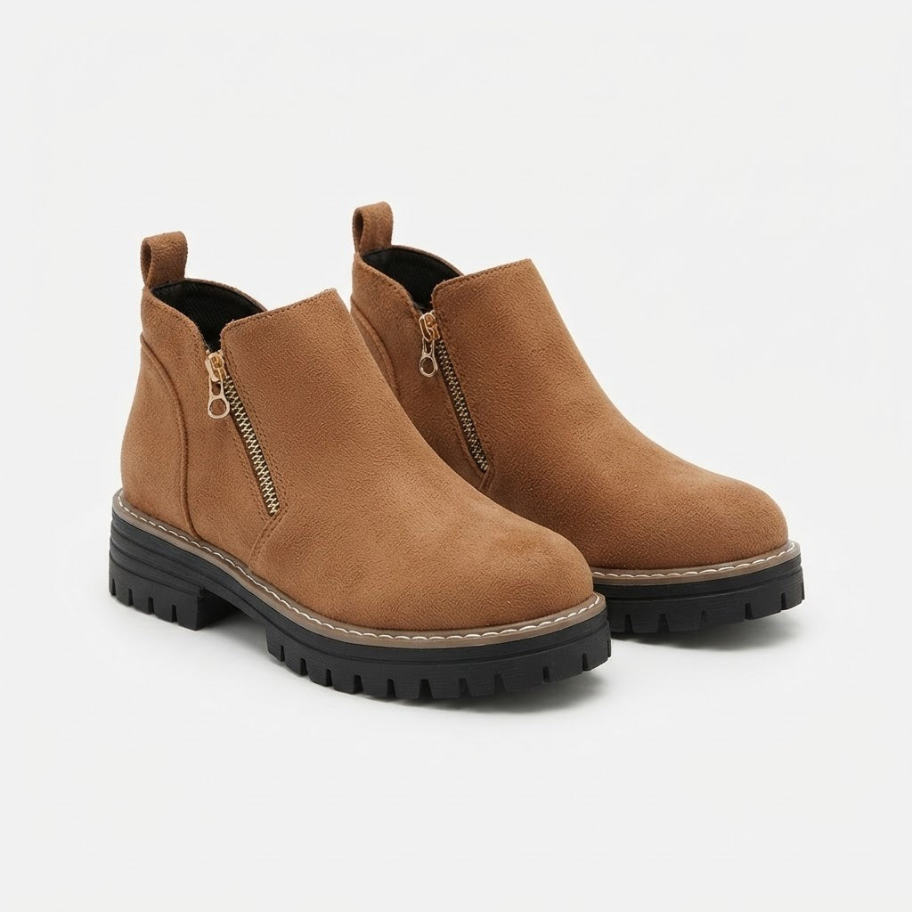 Zip Shoe Boots