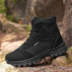Hiking Ankle Boots Lace Up Sherpa Lined