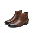 Chelsea Ankle Boots Side Zip Block Heel