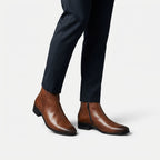 Chelsea Ankle Boots Side Zip Block Heel