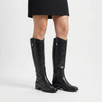 Knee High Riding Boots Block Heel