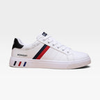 Low Top Casual Sneakers Lace Up Striped
