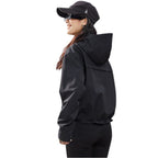 Veste coupe-vent de randonnée à capuche Cropped