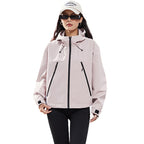Veste coupe-vent de randonnée à capuche Cropped